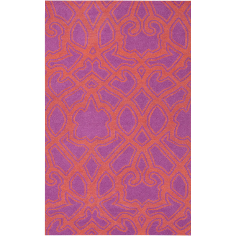 Hemel Wool Geometric Indoor Rug, Rectangle 2' x 3'