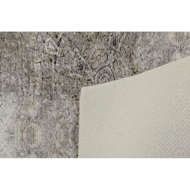 Tapis 100% polyester de qualité supérieure, imprimé en 3D, 4 po x 6 pi, hauteur de poils de 0,04 po | Antibactérien, points antidérapants en PVC, lavable à la machine | Idéal pour le salon, la chambre à coucher et la salle de jeux, design élégant et durable