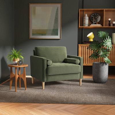 Garren 39.8" Square Arm Tufted Club Chair