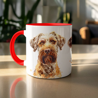 11oz Watercolour Husky Dogs Design Coffee Mug
