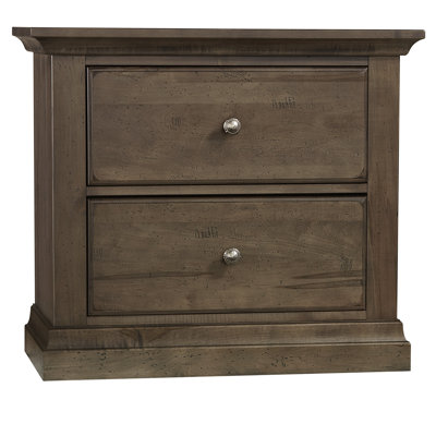 Kazuya 26.75'' W Solid Wood Nightstand