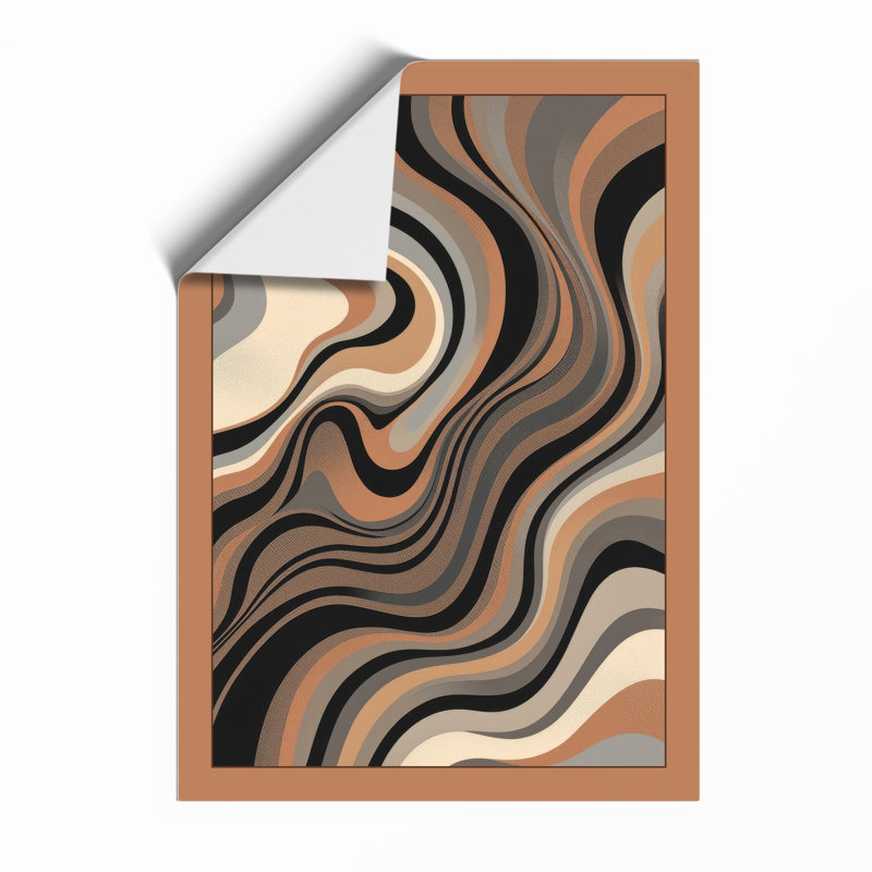 Fluid Motion Minimalist - Print, Unframed, A4 - 29.7 x 21.0 cm