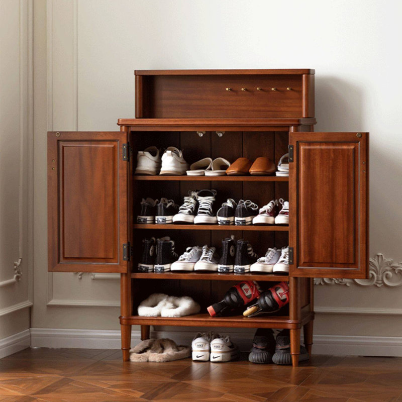 Armoire à chaussures d'entrée de style américain