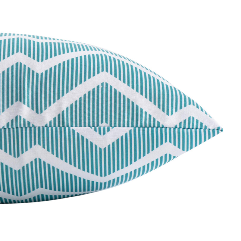 Coussin lombaire extérieur Aqua Zigzag