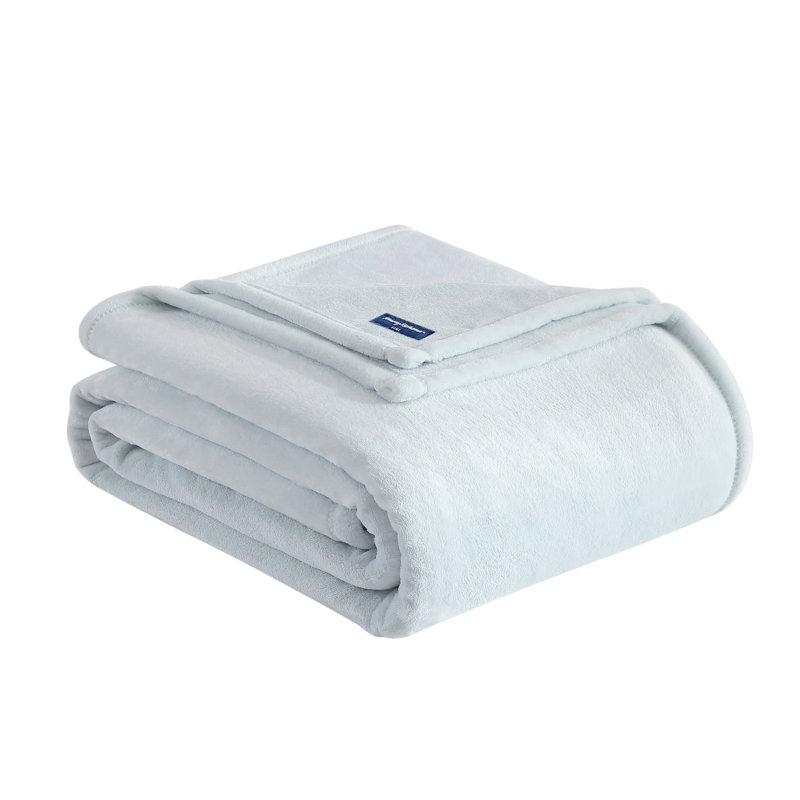Throw Blanket, Medium Blue, Queen