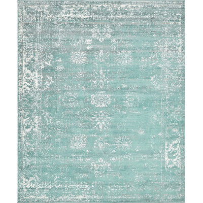 Tapis turquoise Pokorny