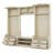4-In-1 Detachable Hall Tree With Storage And 7 Hooks, Multiple Functions Hallway Coat Rack With Storage Drawers And Cabinet, Antique Blue Shoe Bench For Entryway Hallway-265655074