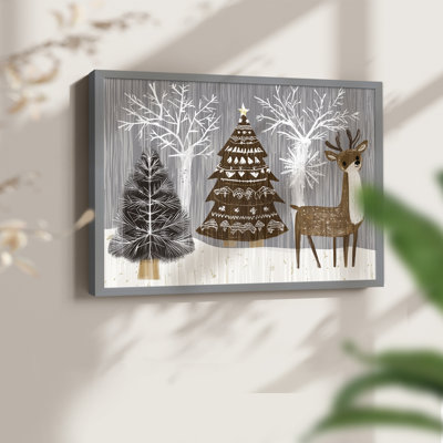 Chirstmas Art-CLIII -Framed Print - Restickable