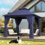 10 pi. L 10 pi. D Pavillon de jardin extérieur avec double toit-126247010