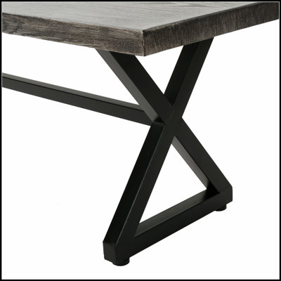 Durable Outdoor Aluminum Dining Bench with Steel Frame for Long-Lasting and Stylish Seating