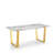 Victoria Faux Marble Dining Table-154176399-154175601