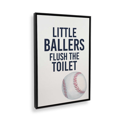 Little Ballers Flush The Toilette