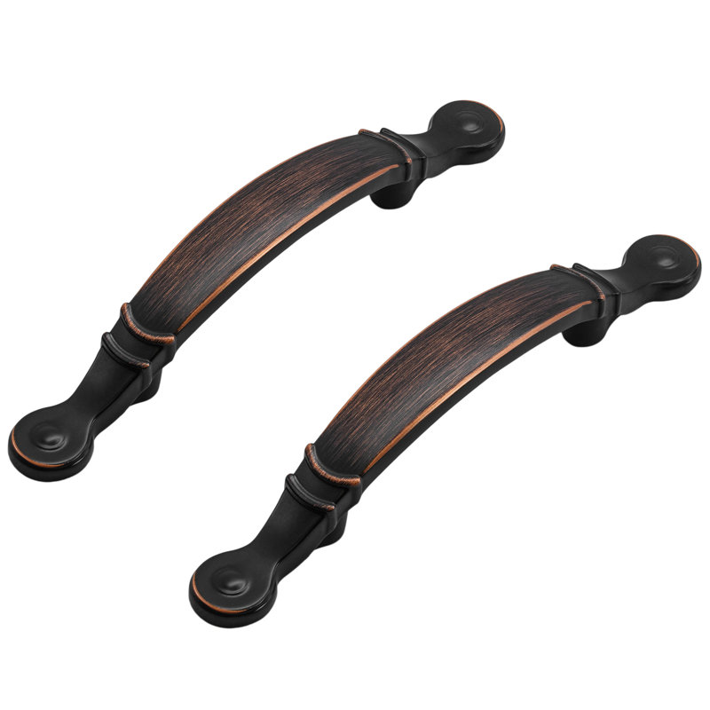 Oil Rubbed Bronze Arched Cabinet Pulls with Mounting Hardware