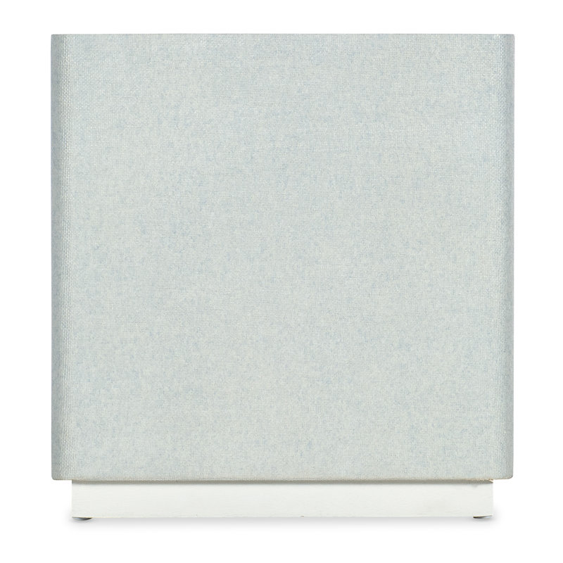 Gray Rectangular Wood and Glass End Table