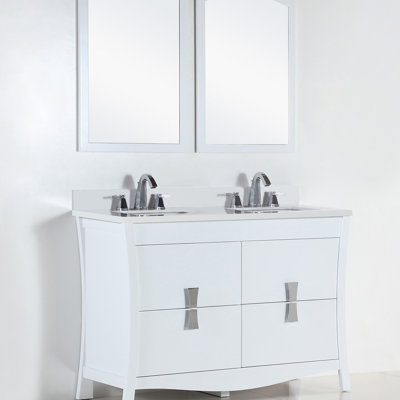 Ensemble de meuble-lavabo double 48 po Aashild