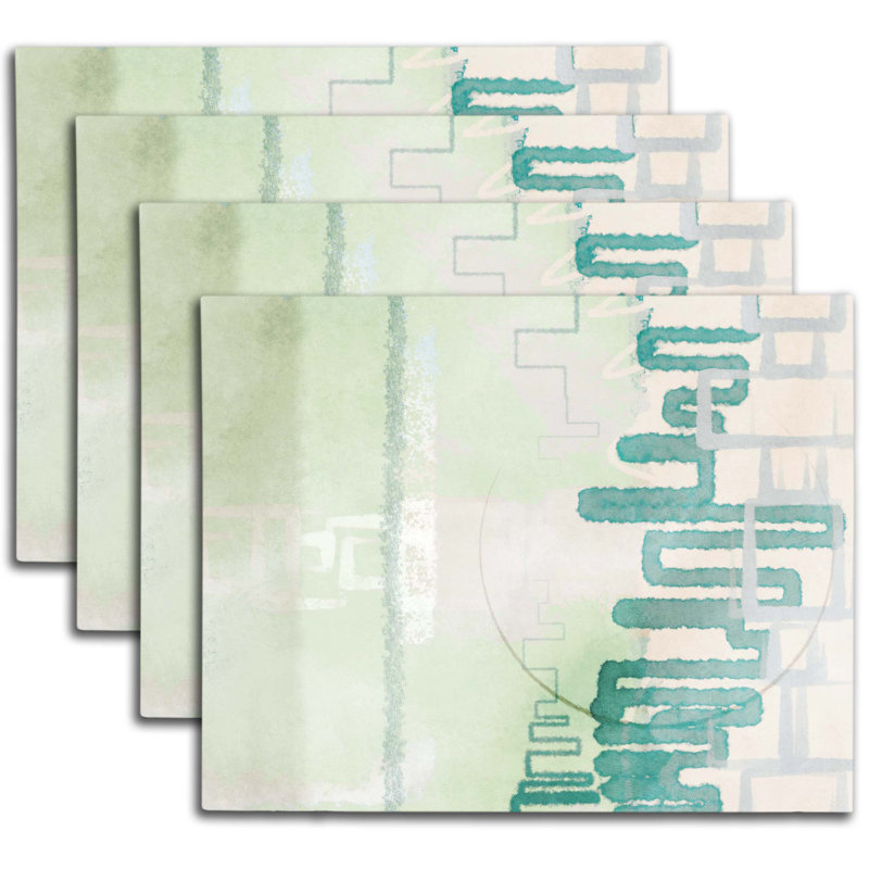 Napperon abstrait en polyester