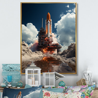 " Rocketship Beyond The Atmosphere I "