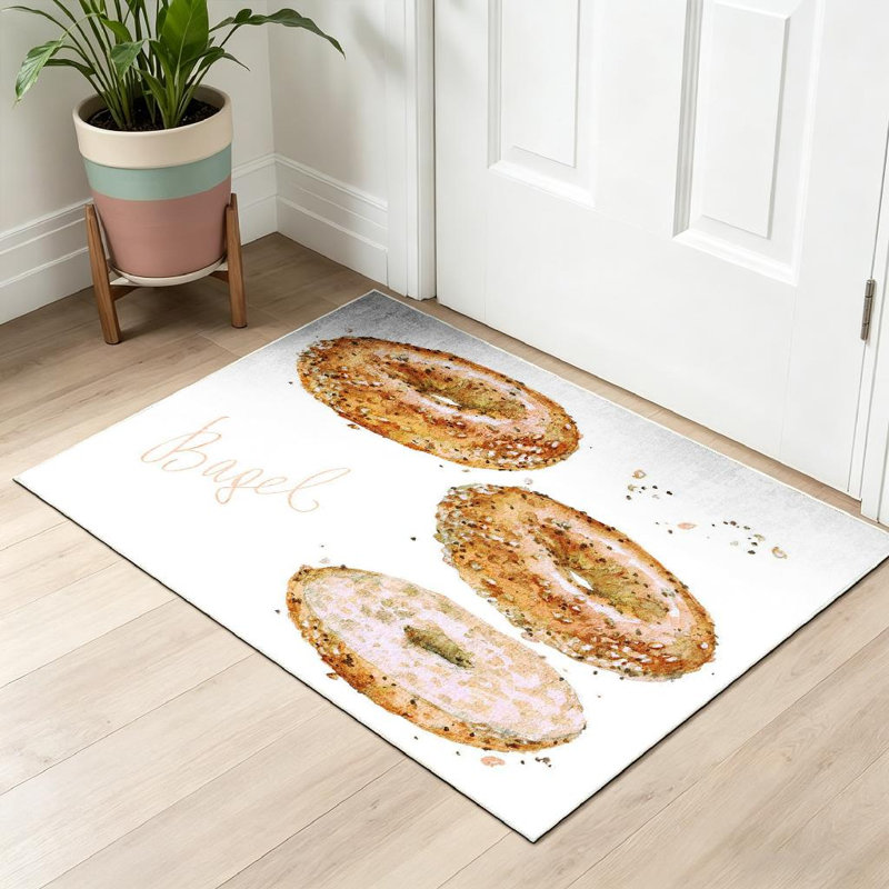 Tapis transparent transparent lavable à la machine, Rectangle 32" x 47"