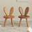 Solid Wood Rabbit Stool with Ear Backrest-1431075411