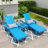 Joubert Outdoor Chaise Lounge with Table-89127288