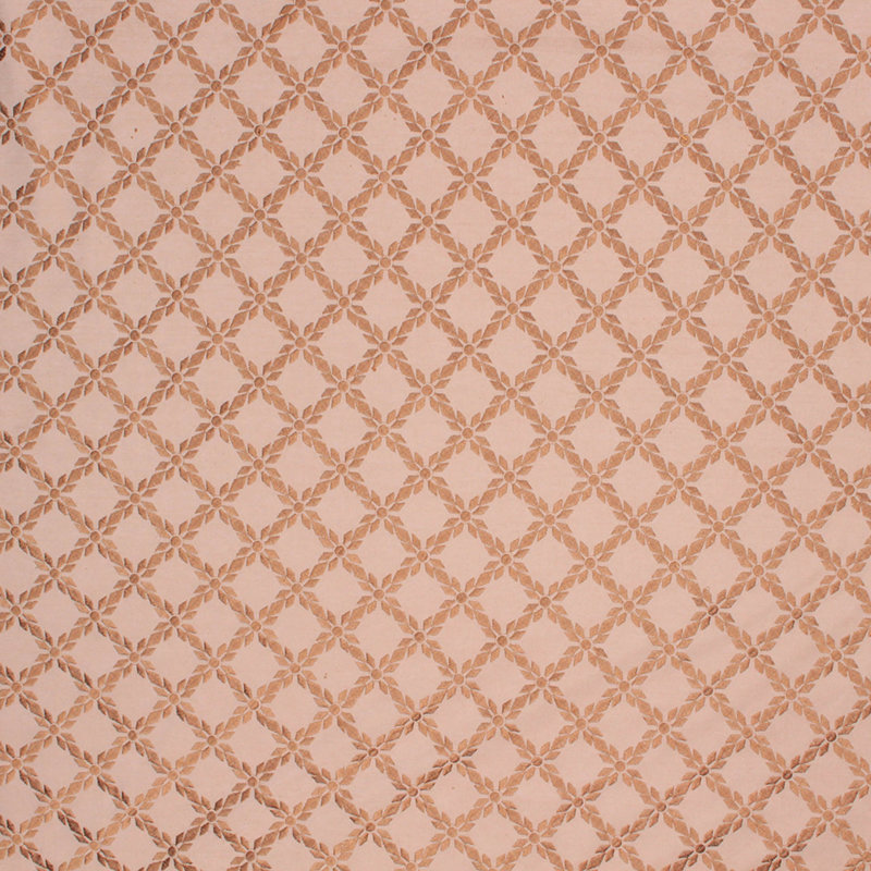 Prive Mosaic Trellis Fabric, Burnished Gold