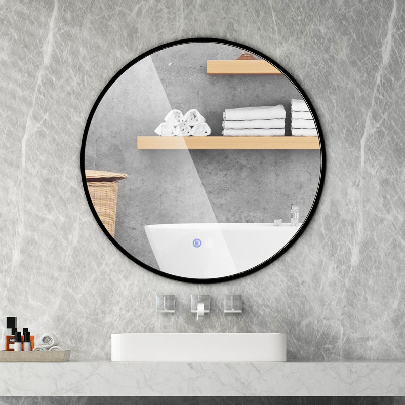 Round Wall Makeup / Shaving Mirror