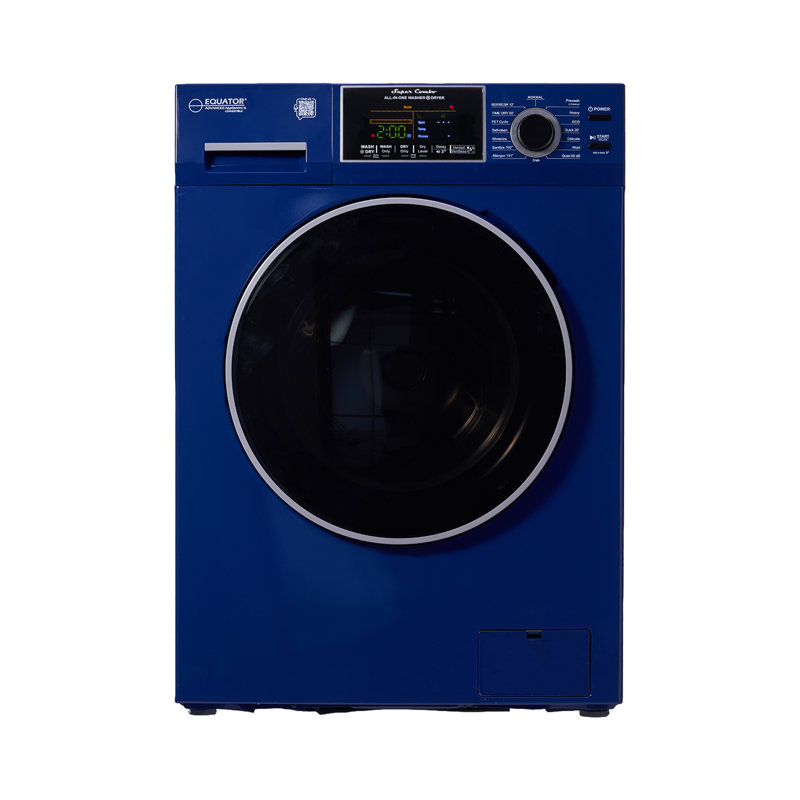 Equator All-In-One CONVERTIBLE Washer-Dryer 18lb/1.9cf SANITIZE ALLERGEN Cycle 1400RPM, White