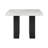MIKHA WHITE BAR TABLE AND BAR STOOL SET