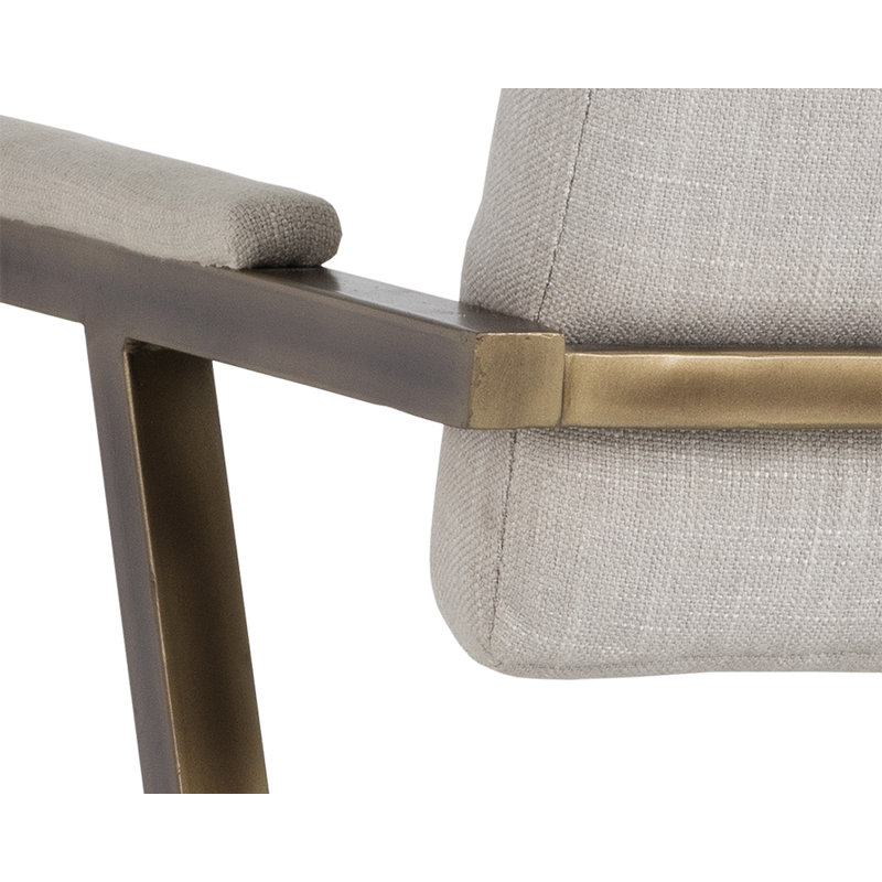 Fauteuil en similicuir, Beige