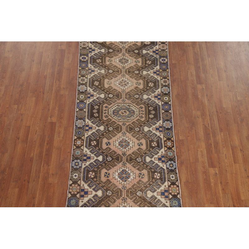 Tapis de couloir géométrique 3 x 9