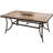Fontana 6 - Person Metal Patio Dining Set with Rectangular Table