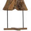 Christmas Tree with Stand Brown Solid teak wood-422550010