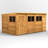 Powersheds 14 x 8ft Timber Overlap Pent Garden Shed