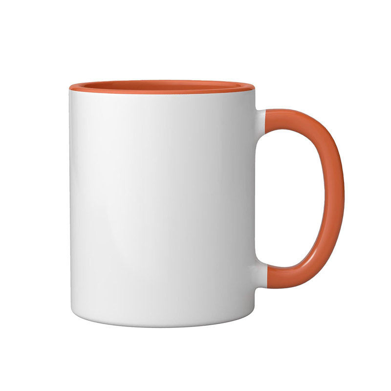 Ceramic Coffee Mug, Orange