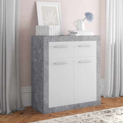 Commode combinée 2 tiroirs Pastore