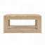 Table basse à 2 niveaux avec tablette de rangement ouverte - Design moderne-1144534377