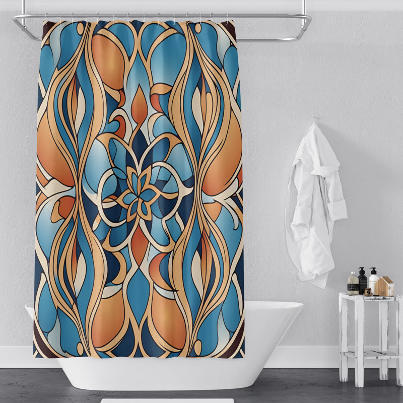 Rideau de douche Serrah, H 72 po x l 70 po