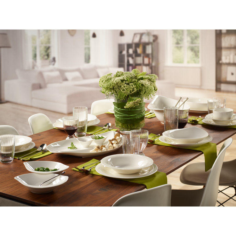 Villeroy & Boch New Cottage Basic Round 4 Piece Place Setting, White