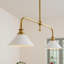 Lustre suspendu pour îlot de cuisine 2 lumières Thetford