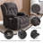 Up To 350 LBS Chenille Power Lift Recliner Chair, Heavy Duty Motion Mechanism With 8-Point Vibration Massage And Lumbar Heating, USB And Type-C Ports, Stainless Steel Cup Holders-835494850