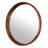 Keeso Round Wall Mirror with Hooks