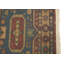 Tapis rouge tribal rouge fait à la main 6X8