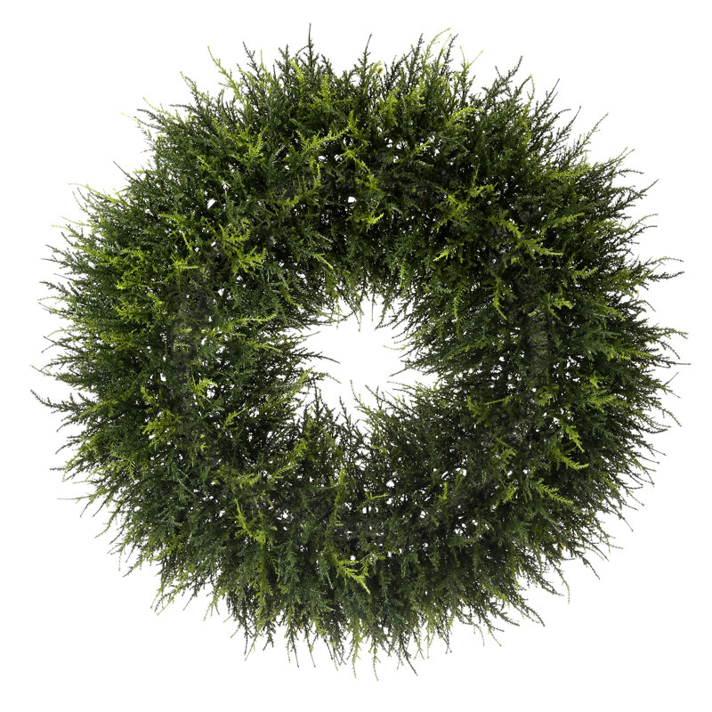 Faux Cedar 24'' Wreath
