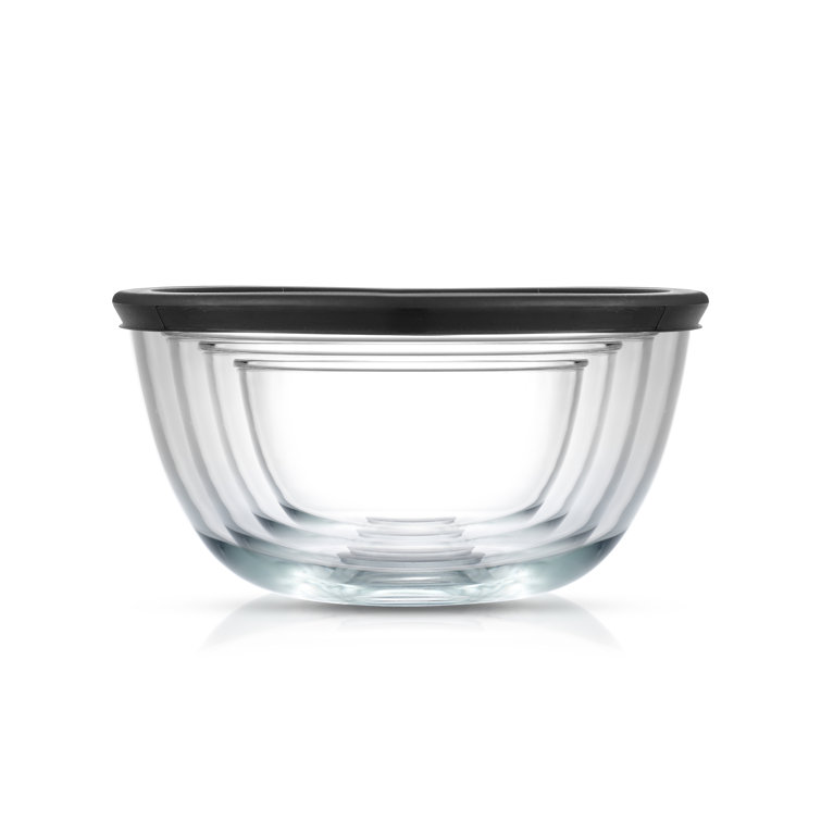 Nesting Glass Mixing Bowls, Set of 4 + Reviews, Crate & Barrel in 2023