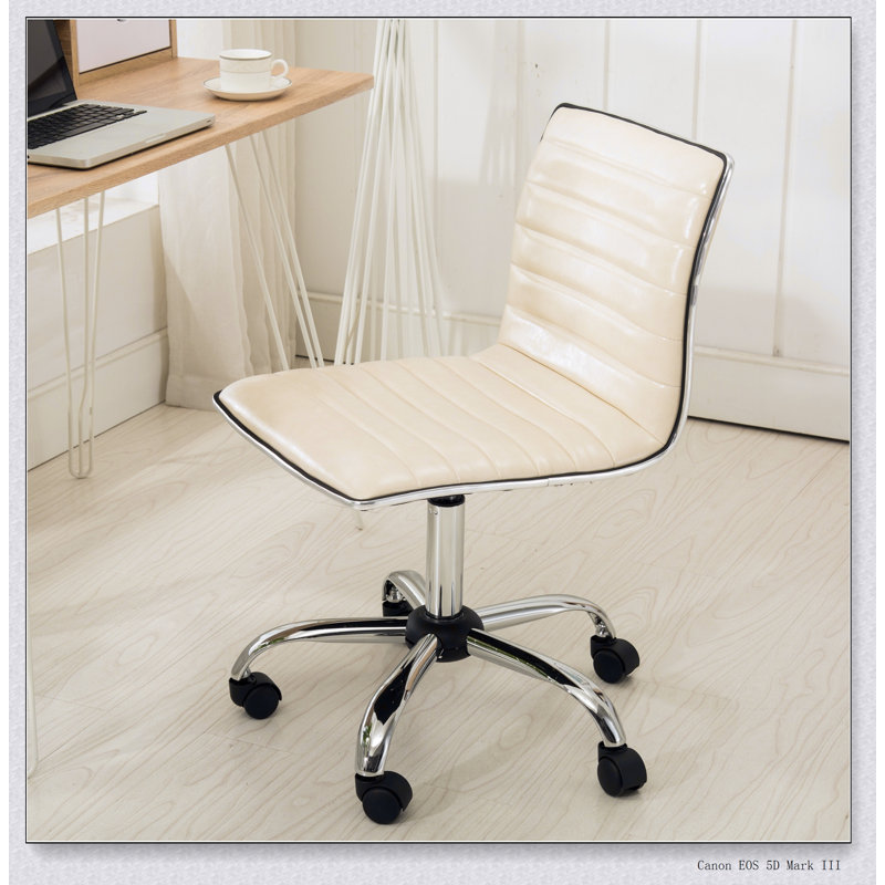Chaise de bureau Fremo Chromel, Beige