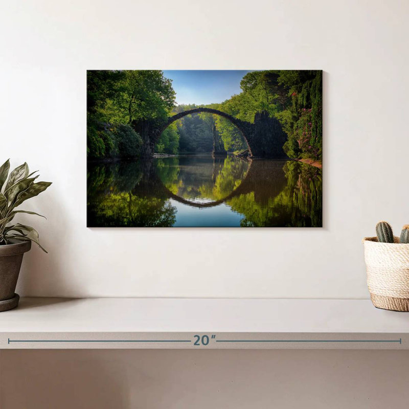 Lilie Bridge Reflection, H 8 po x l 12 po