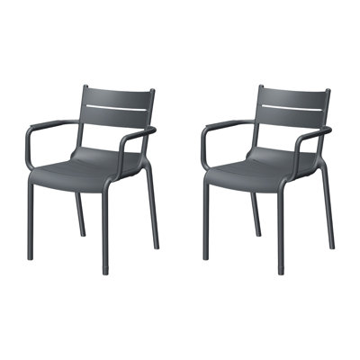 Loar Stackable Armchair by Ebern Designs