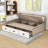 Hubert Versatile Upholstered "L" Shaped Daybed with Drawers and Storage-713093940-713093942