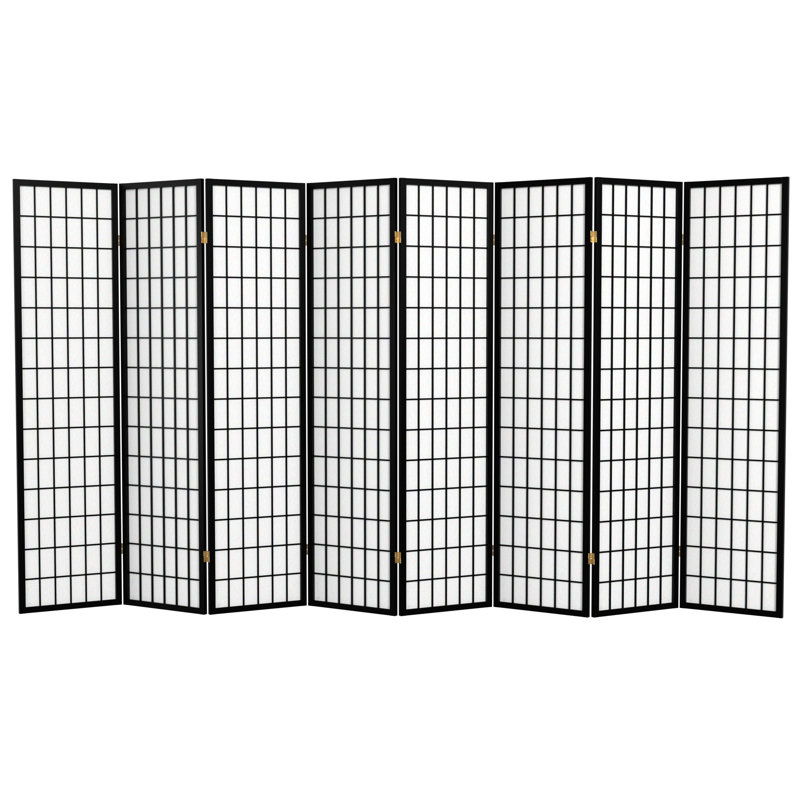 Paravent Shoji pliable Alex 70'' H, Naturel, 8