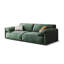 Causeuse-coussin modulaire verte 100% polyester-1276989766